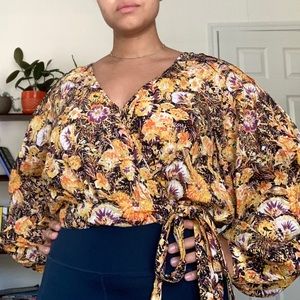 Wrap blouse
